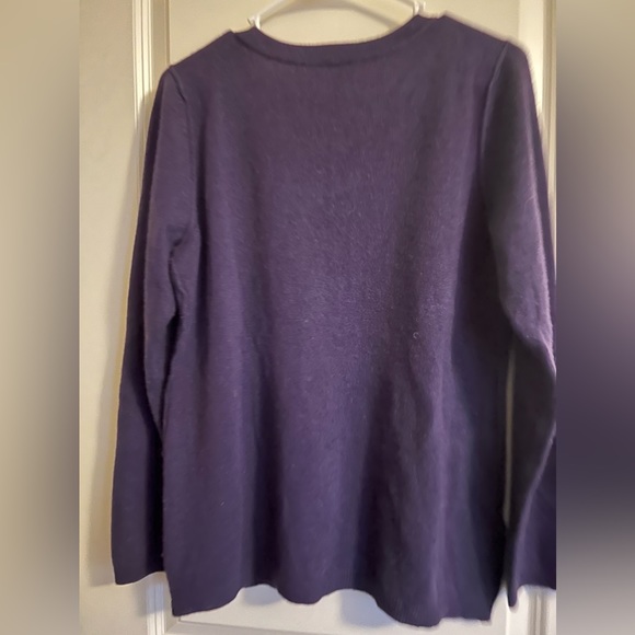 LOFT Cashmere V-Neck Sweater - Picture 2 of 3